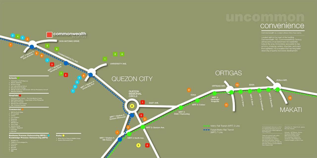 The Residences At Commonwealth By Century Properties Quezon City Eksteriør billede